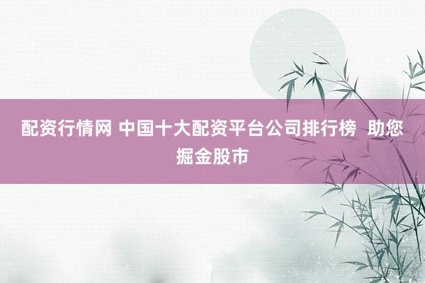 配资行情网 中国十大配资平台公司排行榜  助您掘金股市